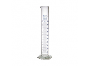 Hexagonal Base Measuring Cylinder Class-A